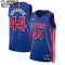 Camiseta Detroit Pistons Bojan Bogdanovic 44 Icon Edition Azul Swingman para Niño