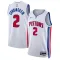 Camiseta Detroit Pistons Cade Cunningham 2 Association Edition Blanco Swingman para Hombre