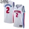 Camiseta Detroit Pistons Cade Cunningham 2 Association Edition Blanco Swingman para Niño
