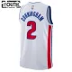 Camiseta Detroit Pistons Cade Cunningham 2 Association Edition Blanco Swingman para Niño