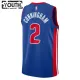 Camiseta Detroit Pistons Cade Cunningham 2 Icon Edition Azul Swingman para Niño