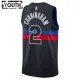Camiseta Detroit Pistons Cade Cunningham 2 Statement Edition Negro Swingman para Niño