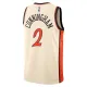 Camiseta Detroit Pistons Cade Cunningham City Edition 2024-25 Blanco Swingman para Hombre