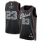 Camiseta Detroit Pistons Jaden Ivey City Edition 2023-24 Negro Swingman para Hombre