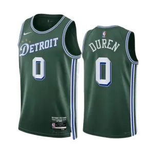 Camiseta Detroit Pistons jalen duren 0 City Edition 2022-23 Verde Swingman para Hombre Camiseta Detroit Pistons jalen duren 0 City Edition 2022-23 Verde Swingman para Hombre