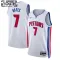 Camiseta Detroit Pistons Killian Hayes 7 Association Edition Blanco Swingman para Niño