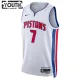 Camiseta Detroit Pistons Killian Hayes 7 Association Edition Blanco Swingman para Niño