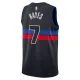 Camiseta Detroit Pistons Killian Hayes 7 Statement Edition Negro Swingman para Hombre
