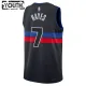 Camiseta Detroit Pistons Killian Hayes 7 Statement Edition Negro Swingman para Niño