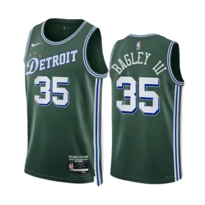 Camiseta Detroit Pistons Marvin Bagley III 35 City Edition 2022-23 Verde Swingman para Hombre Camiseta Detroit Pistons Marvin Bagley III 35 City Edition 2022-23 Verde Swingman para Hombre
