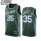 Camiseta Detroit Pistons Marvin Bagley III 35 City Edition 2022-23 Verde Swingman para Niño
