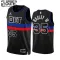 Camiseta Detroit Pistons Marvin Bagley III 35 Statement Edition Negro Swingman para Niño