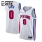 Camiseta Detroit Pistons Personalizada Association Edition Blanco Swingman para Niño