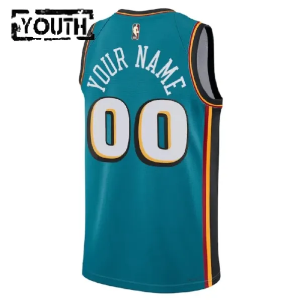 Camiseta Detroit Pistons Personalizada Classic Edition 2022-23 Swingman para Niño