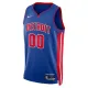 Camiseta Detroit Pistons Personalizada Icon Edition Azul Swingman para Hombre