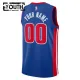Camiseta Detroit Pistons Personalizada Icon Edition Azul Swingman para Niño