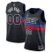 Camiseta Detroit Pistons Personalizada Statement Edition Negro Swingman para Hombre