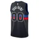 Camiseta Detroit Pistons Personalizada Statement Edition Negro Swingman para Hombre