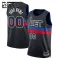 Camiseta Detroit Pistons Personalizada Statement Edition Negro Swingman para Niño