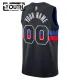 Camiseta Detroit Pistons Personalizada Statement Edition Negro Swingman para Niño