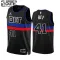 Camiseta Detroit Pistons Saddiq Bey 41 Statement Edition Negro Swingman para Niño