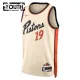 Camiseta Detroit Pistons Simone Fontecchio City Edition 2024-25 Blanco Swingman para Niño