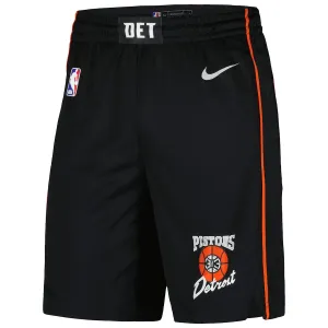 Pantalones Detroit Pistons City Edition 2023-24 Negro Swingman para Hombre