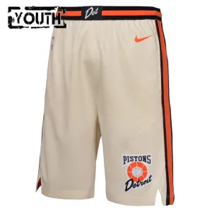 Pantalones Detroit Pistons City Edition 2024-25 Swingman para Niño