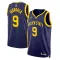 Camiseta Golden State Warriors Andre Iguodala 9 Statement Edition Azul Swingman para Hombre
