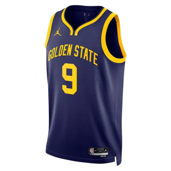 Camiseta Golden State Warriors Andre Iguodala 9 Statement Edition Azul Swingman para Hombre