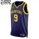 Camiseta Golden State Warriors Andre Iguodala 9 Statement Edition Azul Swingman para Niño