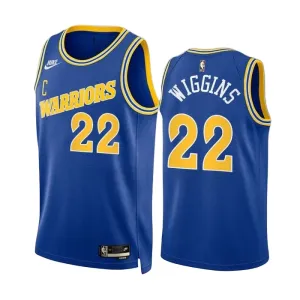 Camiseta Golden State Warriors Andrew Wiggins 22 Classic Edition 2022-23 Azul Swingman para Hombre