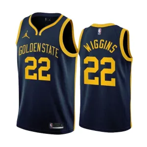 Camiseta Golden State Warriors Andrew Wiggins 22 Statement Edition Swingman para Hombre