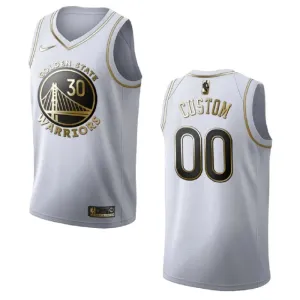 Camiseta Golden State Warriors Golden Edition Personalizada Blanco Swingman para Hombre Camiseta Golden State Warriors Golden Edition Personalizada Blanco Swingman para Hombre
