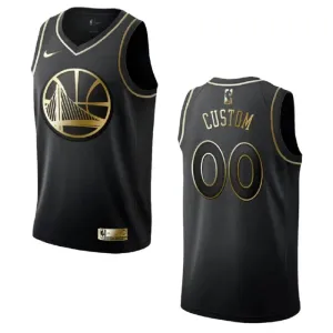 Camiseta Golden State Warriors Golden Edition Personalizada Negro Swingman para Hombre Camiseta Golden State Warriors Golden Edition Personalizada Negro Swingman para Hombre