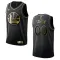 Camiseta Golden State Warriors Golden Edition Personalizada Negro Swingman para Hombre
