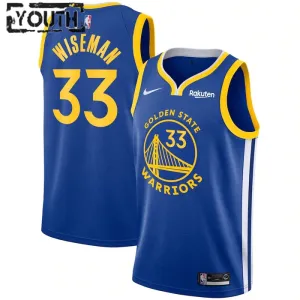 Camiseta Golden State Warriors James Wiseman 33 Icon Edition Real Swingman para Niño