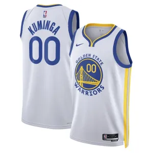 Camiseta Golden State Warriors Jonathan Kuminga 00 Association Edition Blanco Swingman para Hombre