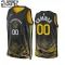 Camiseta Golden State Warriors Jonathan Kuminga 00 City Edition 2022-23 Negro Swingman para Niño