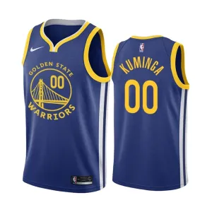 Camiseta Golden State Warriors Jonathan Kuminga 00 Icon Edition Real Swingman para Hombre