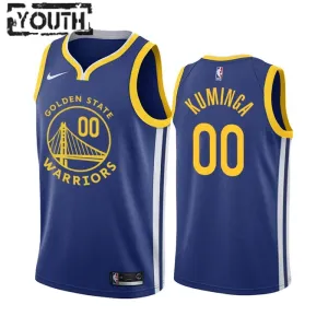 Camiseta Golden State Warriors Jonathan Kuminga 00 Icon Edition Real Swingman para Niño