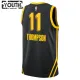 Camiseta Golden State Warriors Klay Thompson City Edition 2023-24 Negro Swingman para Niño
