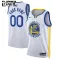 Camiseta Golden State Warriors Personalizada Association Edition Blanco Swingman para Niño