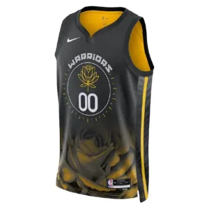 Camiseta Golden State Warriors Personalizada City Edition 2022-23 Negro Swingman para Hombre