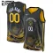 Camiseta Golden State Warriors Personalizada City Edition 2022-23 Negro Swingman para Niño