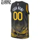 Camiseta Golden State Warriors Personalizada City Edition 2022-23 Negro Swingman para Niño