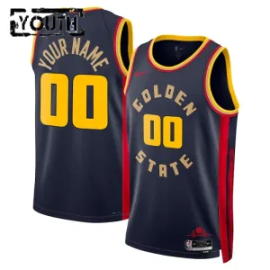 Camiseta Golden State Warriors Personalizada City Edition 2024-25 Swingman para Niño