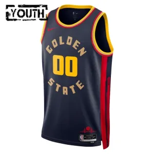 Camiseta Golden State Warriors Personalizada City Edition 2024-25 Swingman para Niño