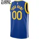 Camiseta Golden State Warriors Personalizada Icon Edition Azul Swingman para Niño