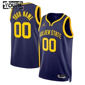 Camiseta Golden State Warriors Personalizada Statement Edition Swingman para Niño
